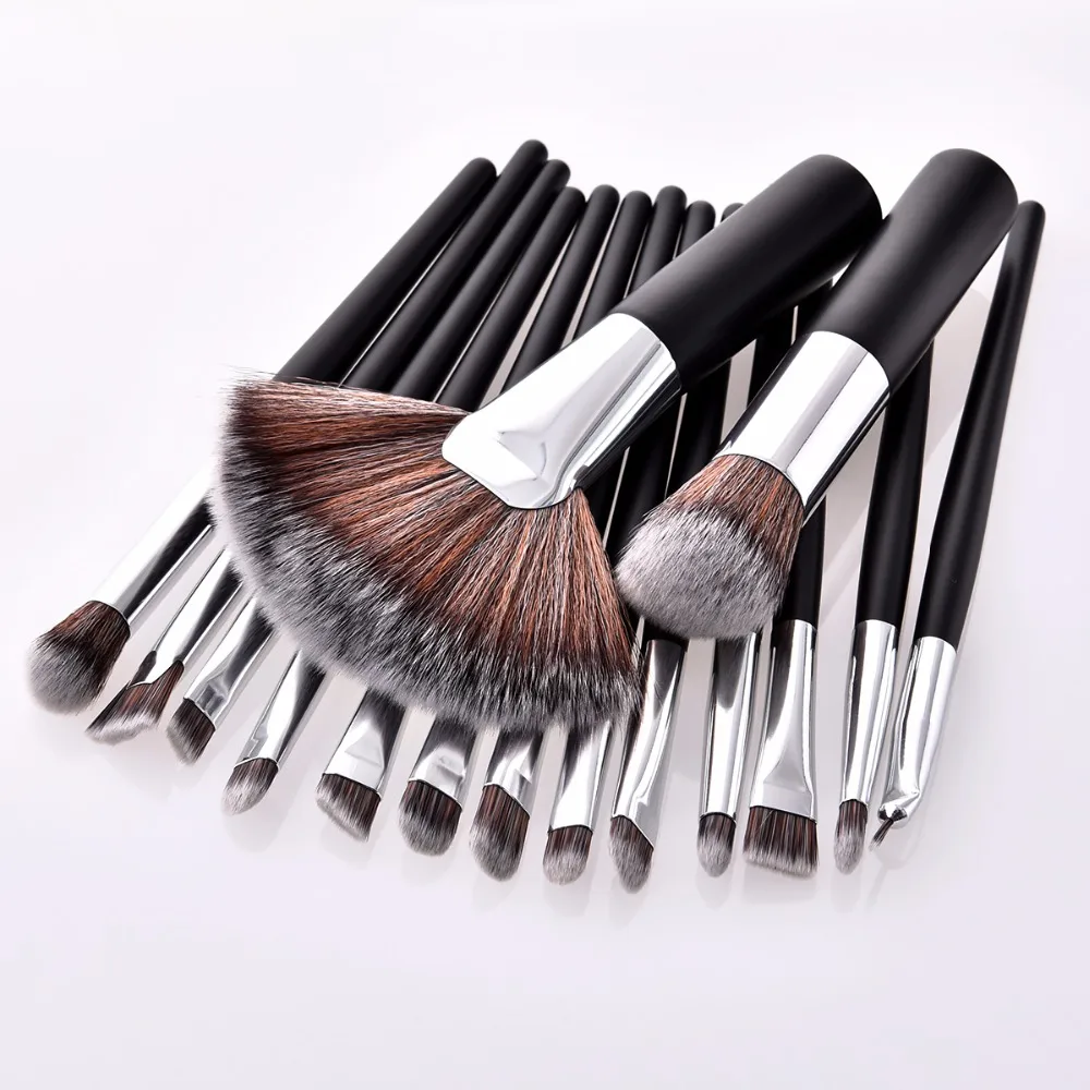 15pcs makeup brushes kits women beauty cosmetic tool face eyeshadow