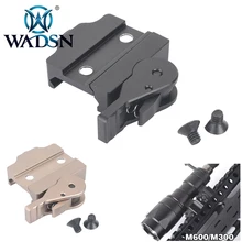 ADM быстрая аренды крепление для M300& M600 WADSN Airsoft M300 M600 светодиодный тактический вспышки светильник Сфера легкие крепления EX631 оружие светильник аксессуар