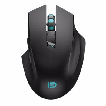 

Super Quiet I720 Wireless Gaming Mouse 2400DPI Rechargeable Computer Mouse Optical Gamer Mouse for PC Black