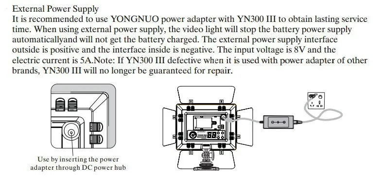 Yongnuo YN300 III 5500 K CRI95 светодиодный свет DSLR фотокамера фотостудия освещение лампа