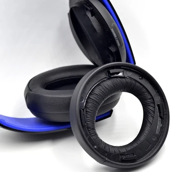 

Soft Comfortable Ear Pad Mat Cushion For Sony Blue SONY Gold Wireless Stereo Headset PS3 PS4 7.1 (L+R) Original Earmuff Earpads