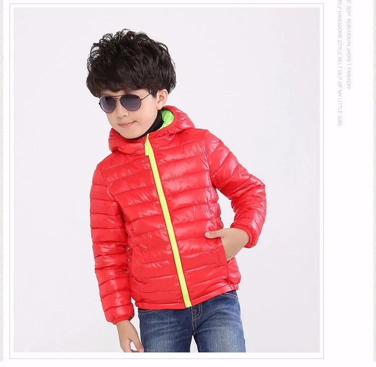 Menino e Menina Cabolsa com Capuz Menino para Baixo Crianças Outerwear Inverno Quente Algodão-acolchoado Roupas Jaqueta Criança 5-11 Anos 36 casaco com capuz crianças algodão-acolchoado roupas menino