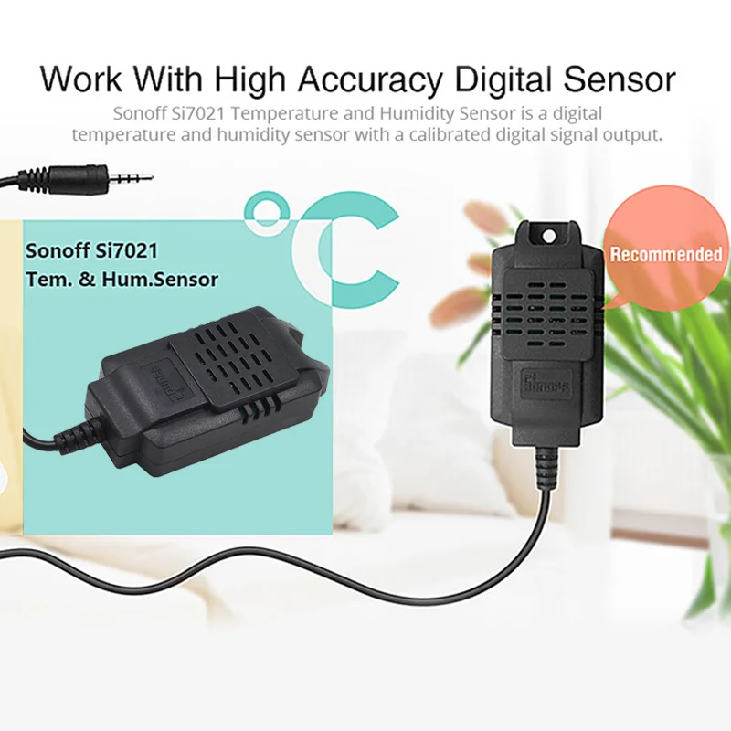

Temperature Sensor Humidity Sensor Smart Sensor Si7021 TH16/TH10 for Sonoff Sensors Humidity