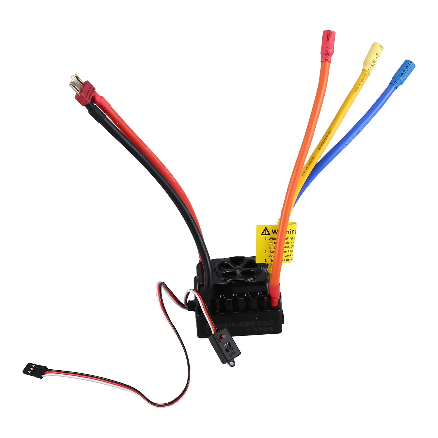 

4076 2000KV Sensorless Brushless Motor & 120A Brushless ESC with 6V/3A Switch Programming Card Combo Set for 1/8 RC Car