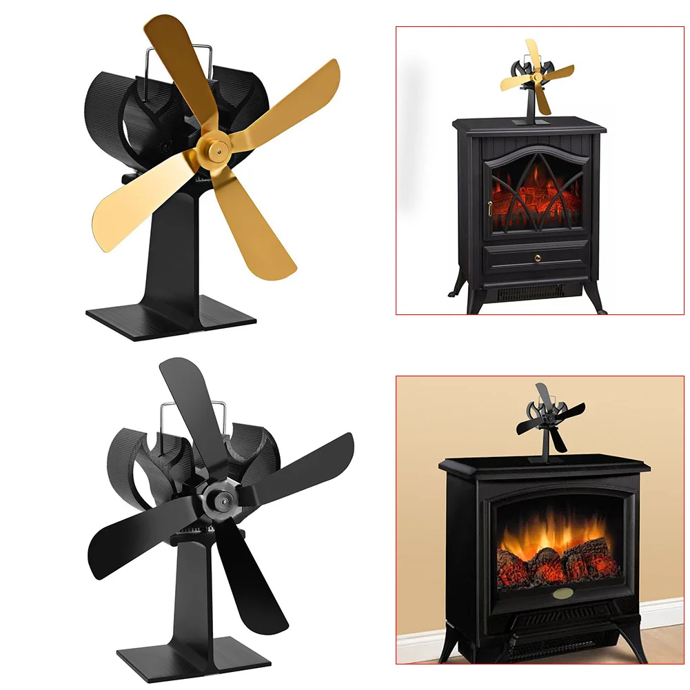 

Hot New Multifunction Stove Fan Heat Powered Heat Fireplace Fan for Wood Log Burning HY99 ST13