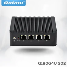 Qotom Firewall Networking Computers Q190G4U J1900 Quad Core 4 Gigabit Ethernet Open VPN Pfsense ,Ubuntu server