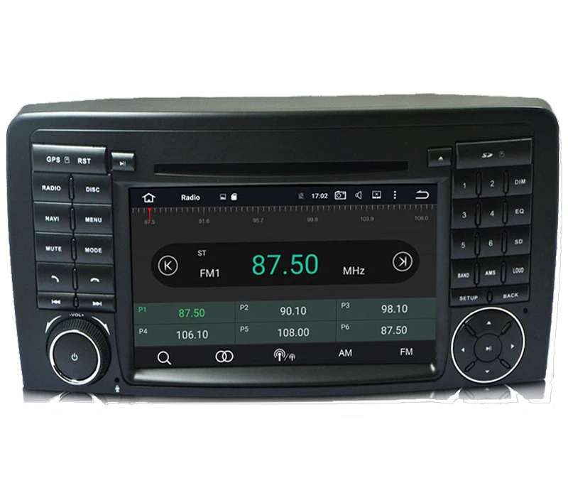 Top HIRIOT Car DVD GPS Android 7.1 Player Auto Radio For Mercedes Benz W251 R-Class R300 R350 R500 RDS BT Wifi/4G DAB OBD TPMS Map 1