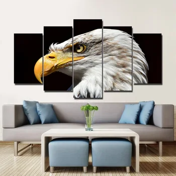 

5 Panel Painting Canvas Wall Art Eagle Picture Home Decoration Living Room Canvas Print Painting Canvas Art Wall Poster