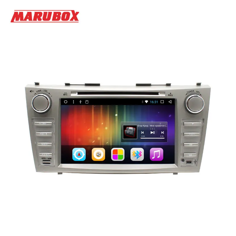 Top MARUBOX 2 DIN Android 7.1 Head Unit For Toyota Camry 2006-2011 GPS Navi Stereo Radio Car Multimedia Player With DVD 8A101DT3 0