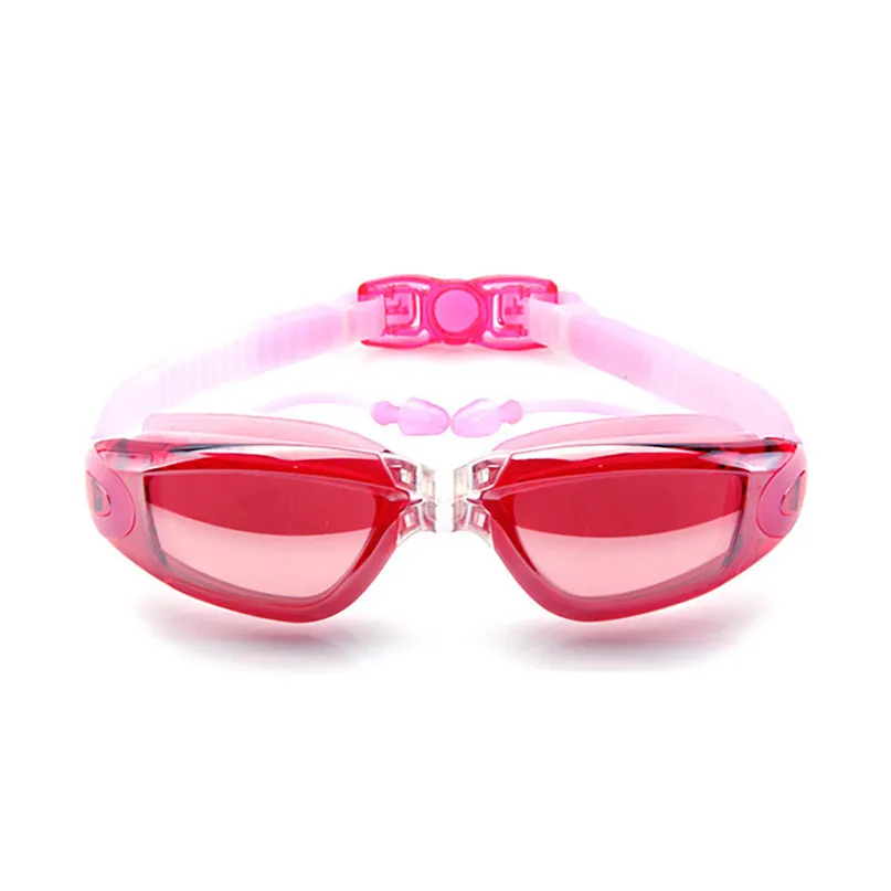 Comfortable Swimming Goggles Anti-fog Swimming Goggles Men Women Adult Swimming Glasses With Ear Plug #2y17  (14)