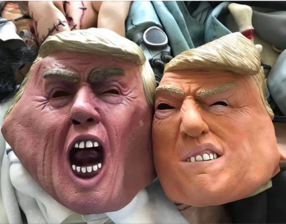200 шт. оптовая продажа маска миллиардера дональда трампа латексная для хэллоуина