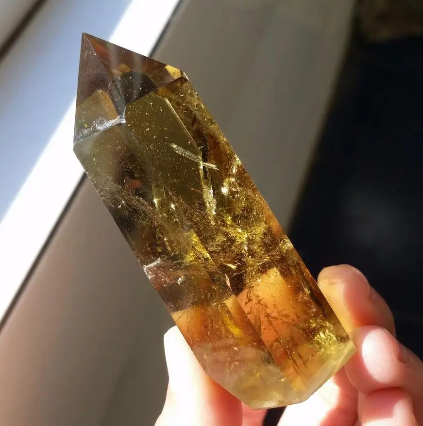 1pcs-100g-Natural-Citrine-Quartz-Crystal-Smoky-Transparent-Point-Healing (2)