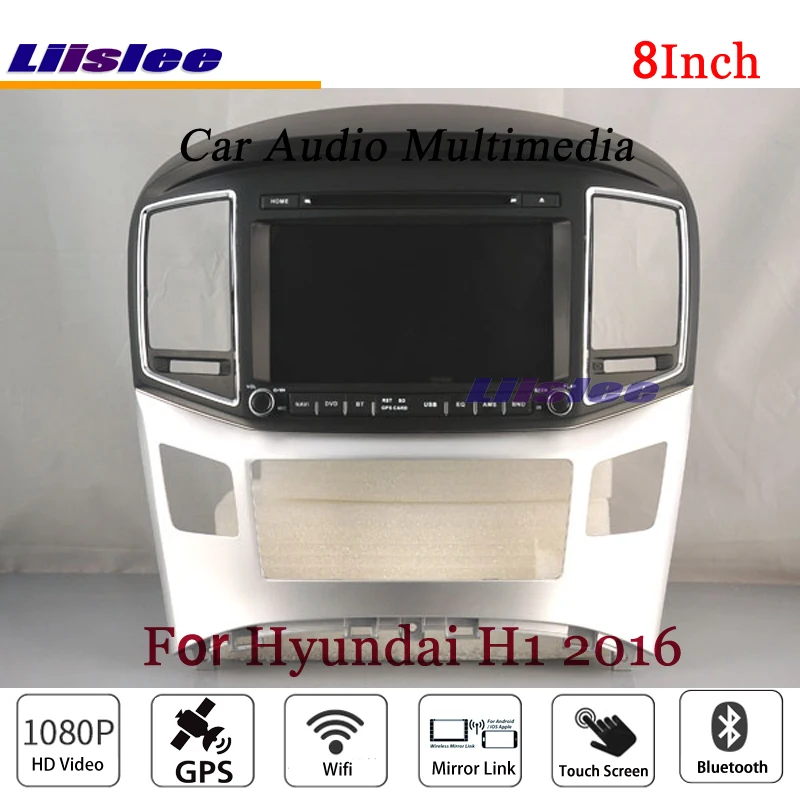 Cheap Liislee For Hyundai H1 2016 Stereo Android Radio DVD Player TV BT Wifi GPS MAP NAV Navigation 1080P System Original NAVI Design 2