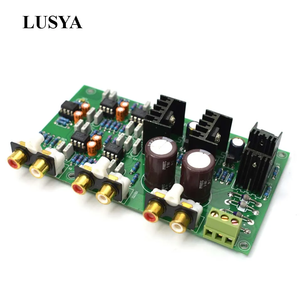 Lusya NE5532 может регулировать 2 диапазона 2 way динамик активный кроссовер с делителем частоты Linkwitz-Riley цепи DSP A8-014