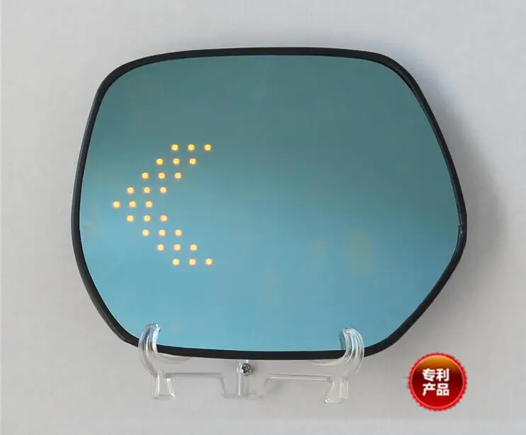 

LED heating Rear side turn signal blue curvature anti defogging dazzling rearview mirror for HONDA CRV CR-V 2007-2017