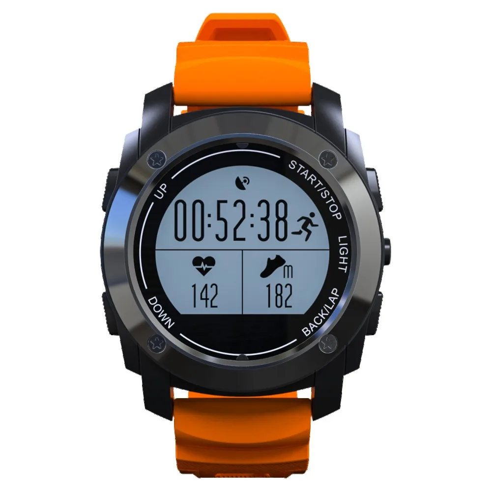 

EnohpLX S928 GPS Outdoor Sports Smart Watch IP66 Life Waterproof with Heart Rate Monitor Pressure for Android4.3 IOS8.0 above
