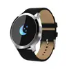 Silver leather strap