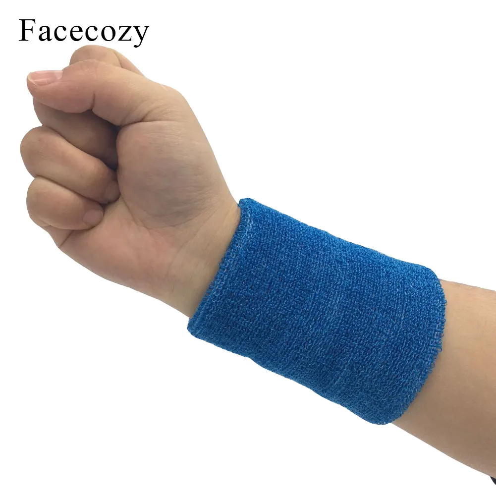 

1Pcs Gym Sports Sweatband Wristband Breathable Bracers Wrist Joint Hand Band for Gym Volleyball Basketball Running Sweatbands