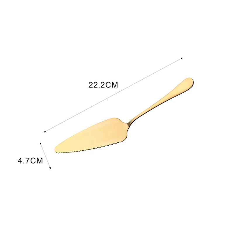 7 цветов нержавеющая сталь зубчатый край торт лезвие резак пирог пицца сервер торт резак Лопата кухня выпечки лопатки для теста