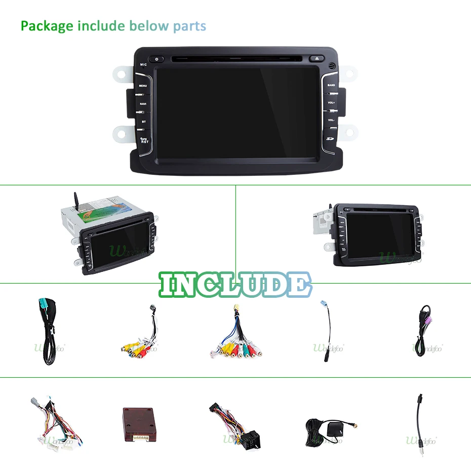 Clearance IPS DSP Android 9.0 64G Radio GPS For Dacia Sandero Duster Captur Lada Xray 2 Logan 2 Navigation Screen DVD PLAYER RECEIVER PC 2