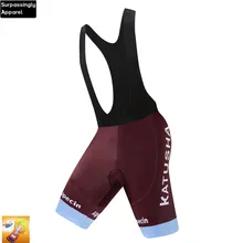 Катюша команда велотрусы мужская летняя верхняя одежда велосипед Велоспорт 16D Coolmax гелевая подкладка для верховой езды нагрудник шорты для велоспорта