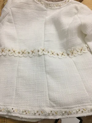 Le Veste Costume Parfumé Deux Tweed Femelle Vent Nouveau Courte Petit 1 Paragraphe D'hiver Style pièce tsChdQr
