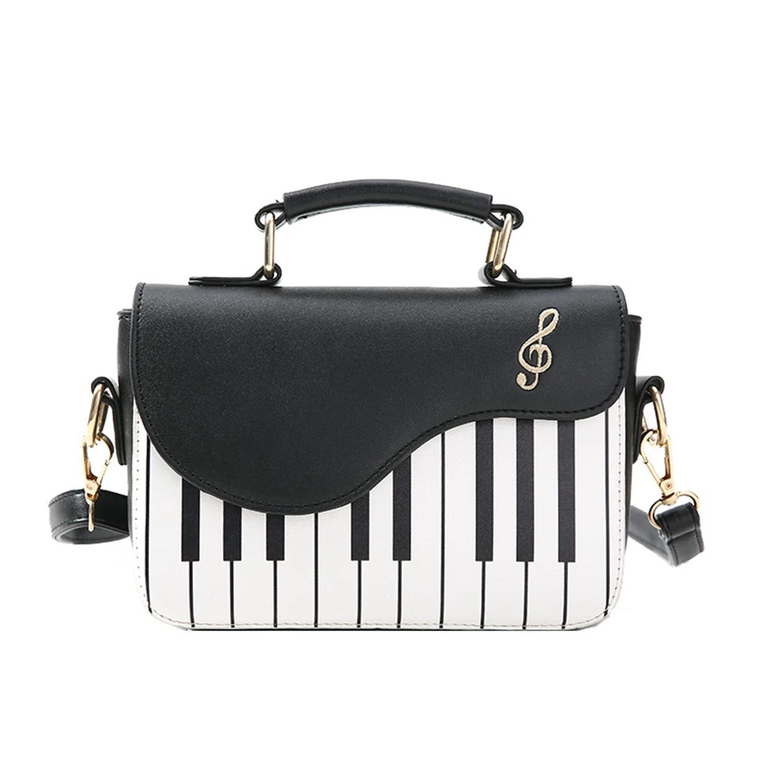 

AFBC new fashion hit color piano printing handbag sweet wind fresh shoulder diagonal portable small package