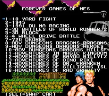 

FOREVER DUO GAMES OF NES 852 in 1 (405+447) Game Cartridge for NES Console, total 852 games 1024MBit Flash Chip in use