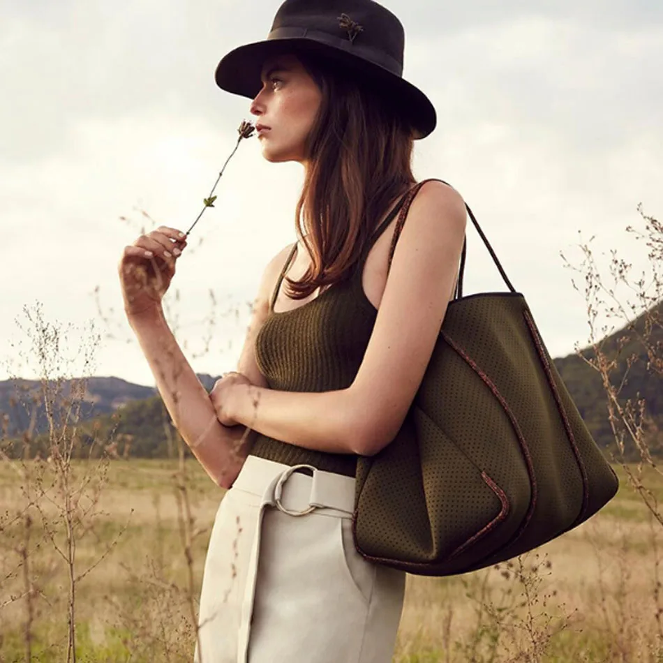 

new arrival Luxurious diving fabric breathable women bag large-capacity brand Casual Tote bag shoulder bags Casual Tote bag
