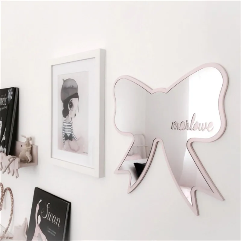 

Noidic Wooden Many Style Kid's Room Wall Decorations Acrylic Mirror Cute Home Photography Props Baby Christmas Best Gifts