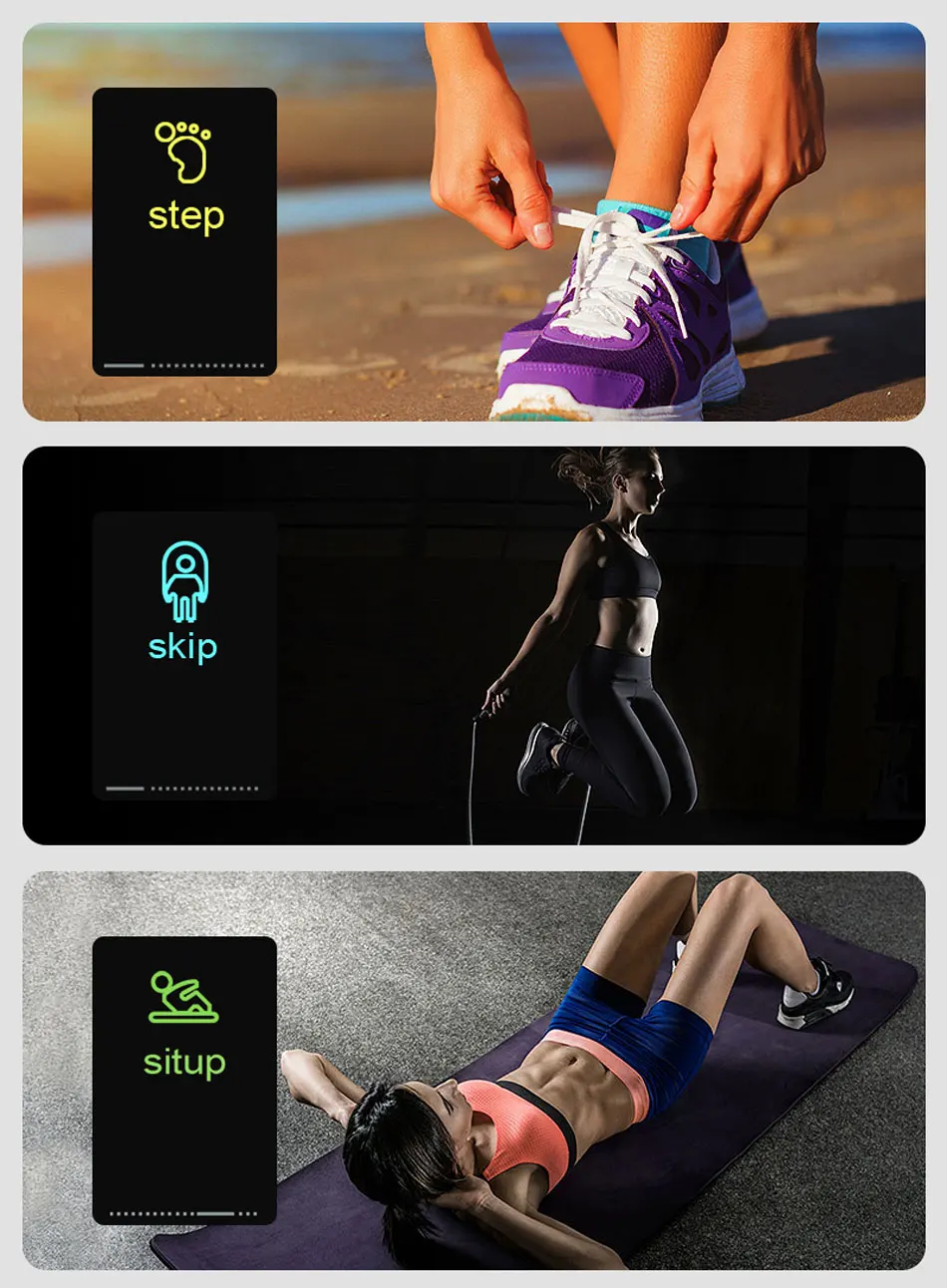 SALFRESA M3 Sport Smart Bracelet Message Push IPS HD Color Screen USB Charge Smart Band PK Xiaomi Mi Band3 Fitness Tracker Watch-7