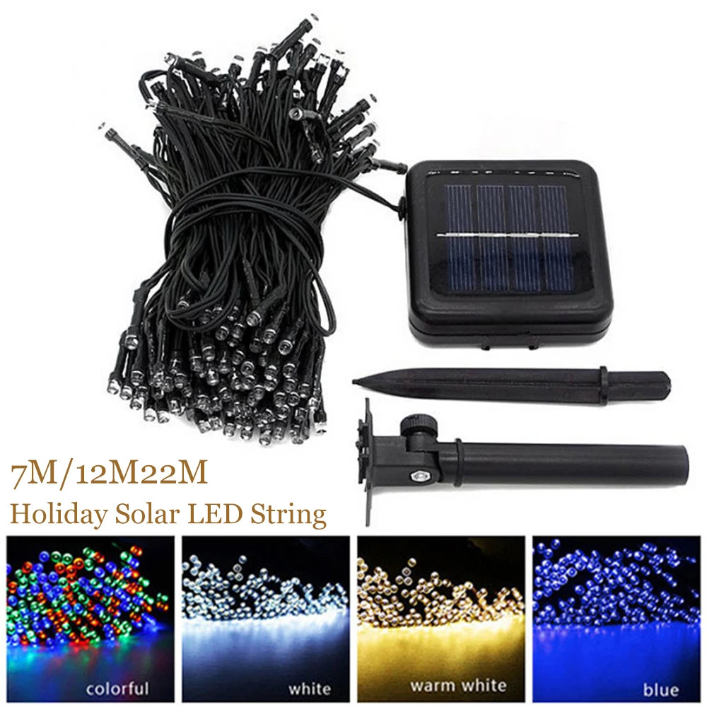 

7M/12M/22M Solar Lamp Fairy String Lights Solar Power Outdoor Lights Waterproof For Garden Light LED Lighting String