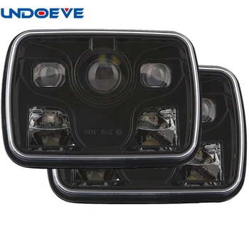 

7x5 LED Square Headlights 7x6Inch Sealed Beam Head Lamps with Hi/Lo Beam Lighting for Jeep Cherokee