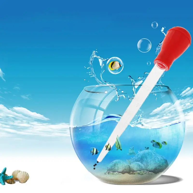 

30ml 11inch Pipette Aquarium Cleaner Pump Fish Tank Siphon Water Change Tool BBQ Tube For Cleaning Shifting