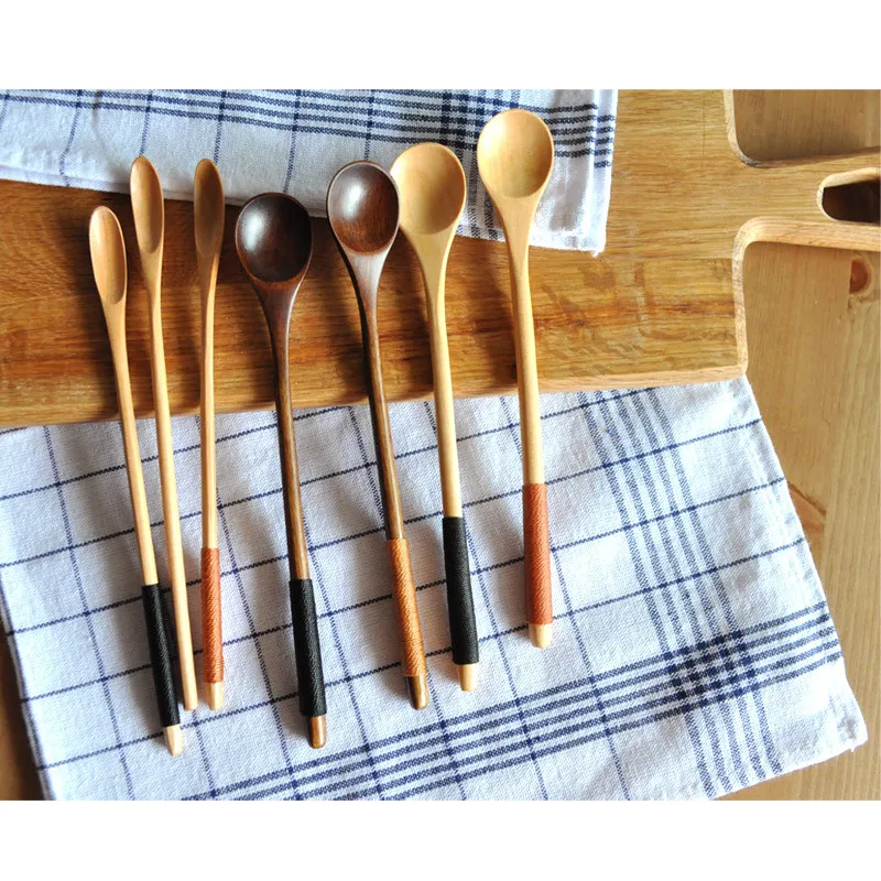 2016 Creative Japan Style Coffee Spoon Long Handle Lovely Salt and