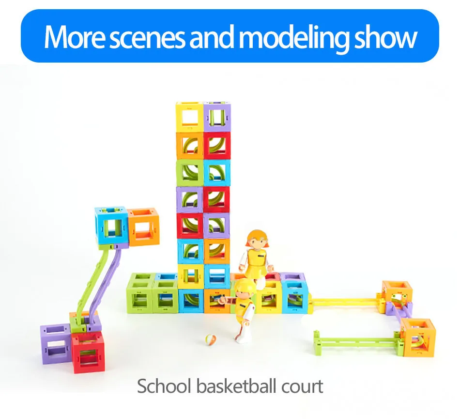 9 magnetic blocks set