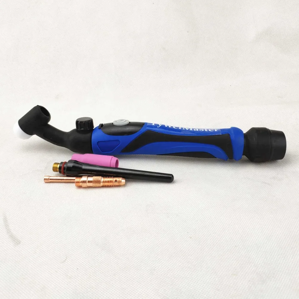 

WP26FV TIG Torch GTAW Gas Tungsten Arc Welding Torch A-200 Flex Valve Argon Air Cooled Torch of 150-300A TIG Welding Machine