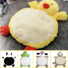 Creative kids plush animal play blankets crawling sleeping soft cotton mat play relax bear elephant shape Children's room decor