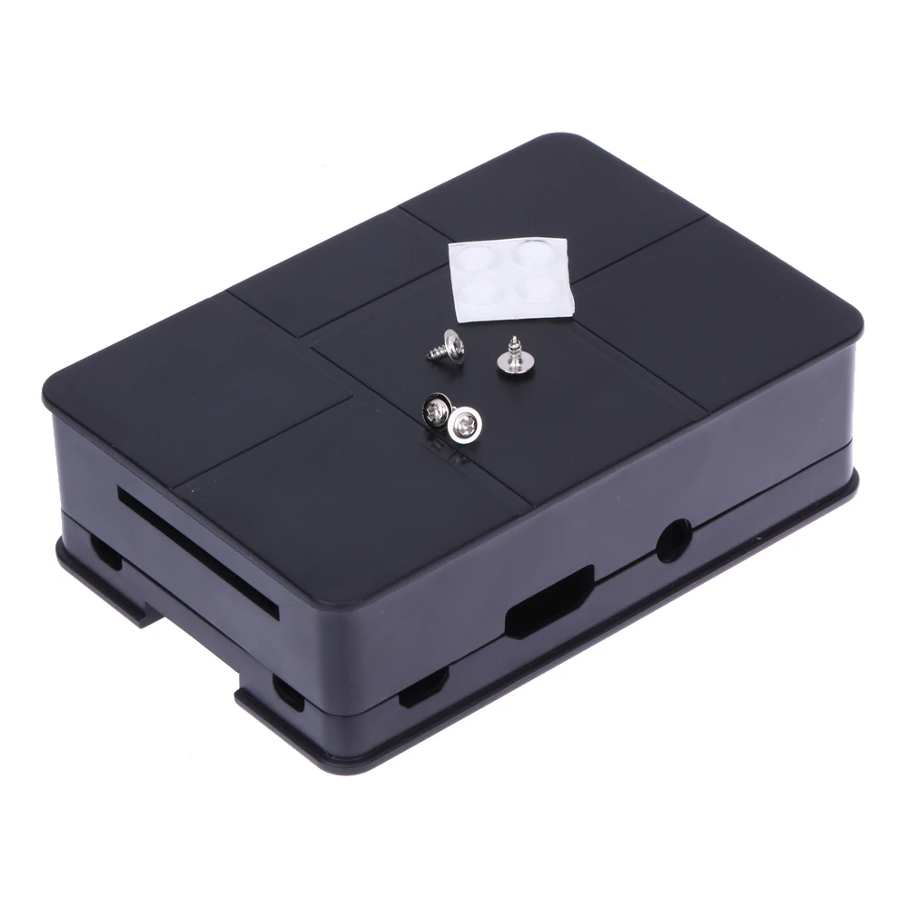 

Original Black ABS Plastic Case Box Enclosure for Raspberry Pi 3 Model B + Screws