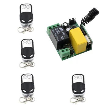 

Smart Home AC 220V 1CH Relay Wireless Remote Control Switch Remote Control ON OFF Radio Light Switch 10A Receiver Transmitter