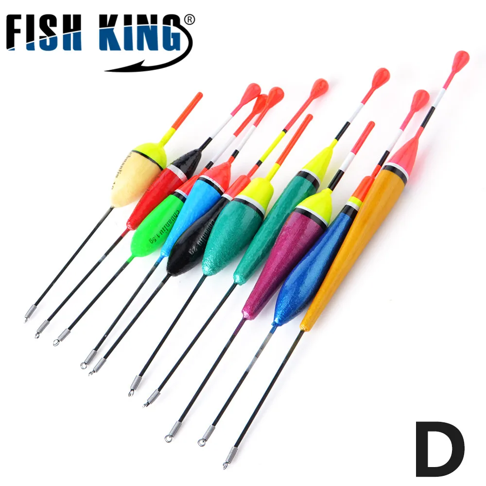 FISHKING 10 шт./лот рыбалка поплавок 7 видов стилей Mix Размер Разноцветные Карп Буй