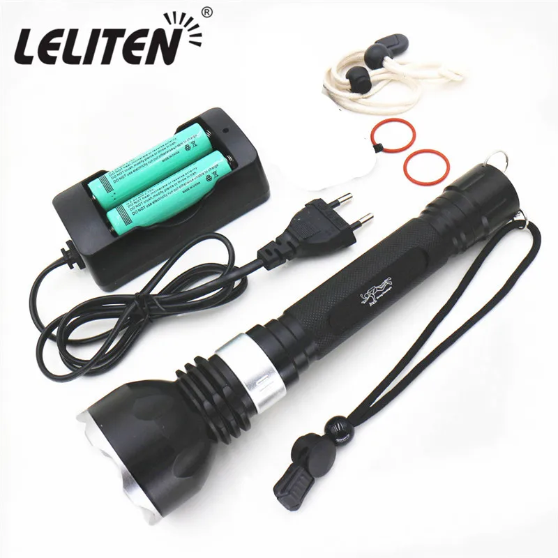 

dive light 9000LM Underwater lighting XM-L2 Diving Led Flashlight Torch lanterns Light Hunting lamp torchflashlight