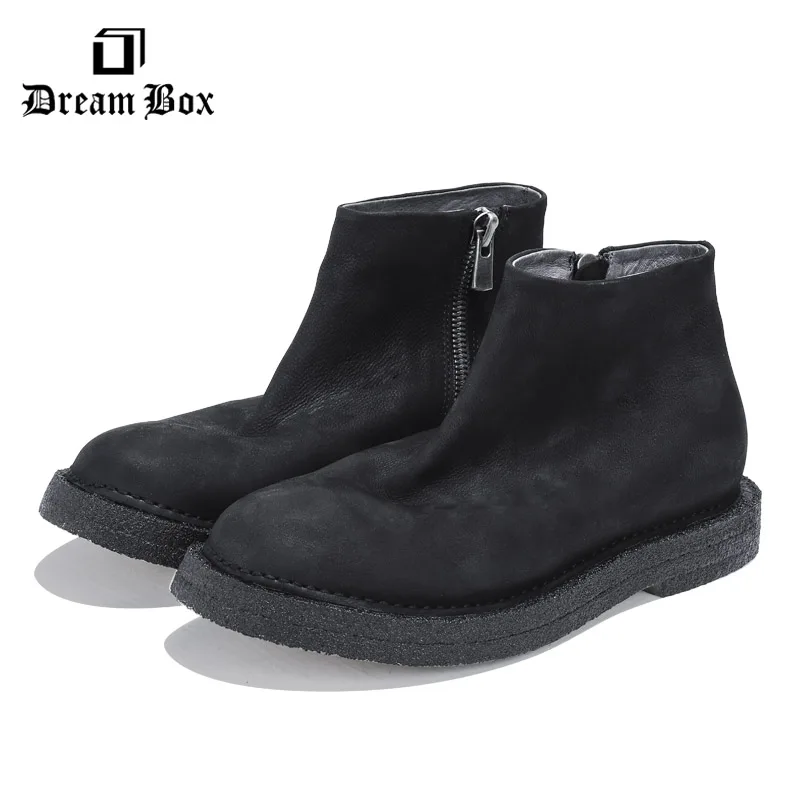 

Men's Martin Boots 2018 New Winter Leather Sleeve Sleeve Tooling Boots