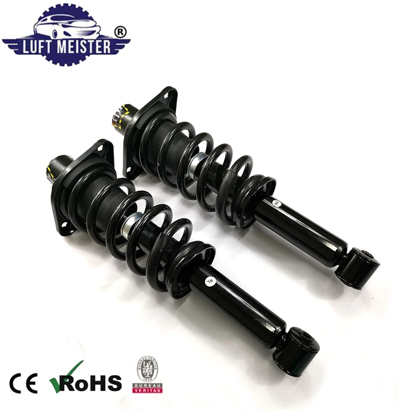 5pcs Fit for Audi A6 C5 4B Allroad, Quattro 1999-2006 Coil Spring Conversion Kit with EBM Air Suspension Struts Replacement