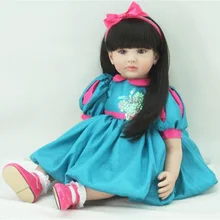 Очень рекомендуется Реалистичная силиконовая кукла-младенец принцесса малыш винил имитация куклы brinquedos Рождество год бутик подарки