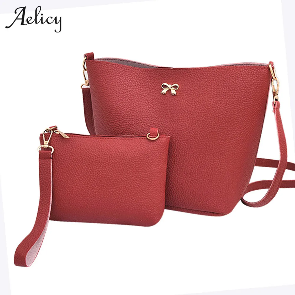 

Aelicy Tote Bag For Women Leather Top-Handle Handbags Soft Shoulder Bags Shopper Bags With Waist Bag Clutch Women Bolsa Feminina