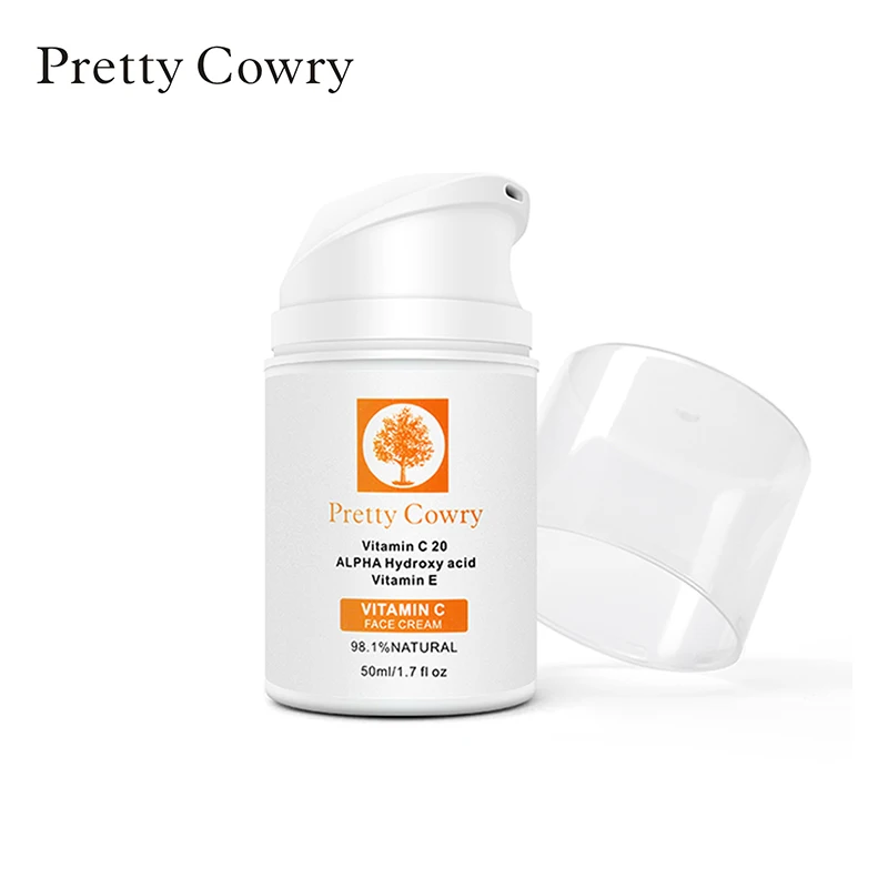

PRETTY COWRY vitamin c Remove Acne Anti Wrinkle skin care natural serum Remove Acne Facial Cream Hyaluronic acid