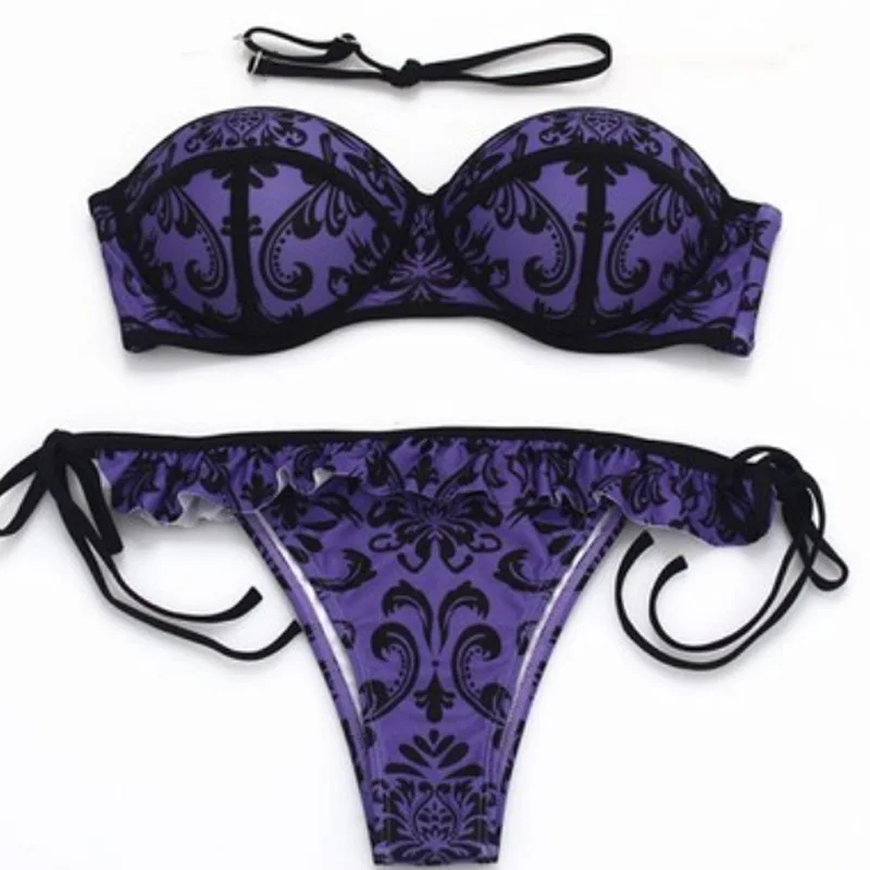 Женский купальник бикини из двух предметов со шнуровкой 2019|bikini for women|bikini swimbikini up |