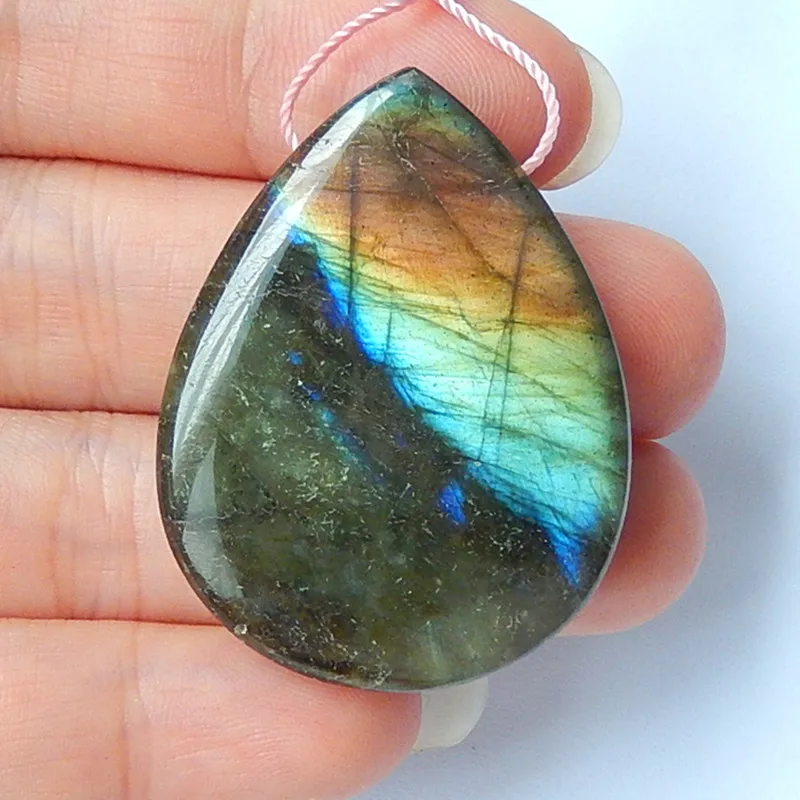 

Popular jewelry Labradorite Pendant,Best Jewelry Animal Men's Handmade DIY Jewelry Making 40x30x8mm,15.67g