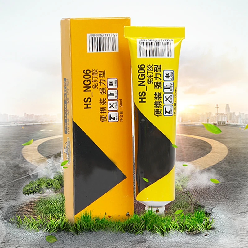 Nail free adhesive Strong liquid nail Quick drying glass adhesive